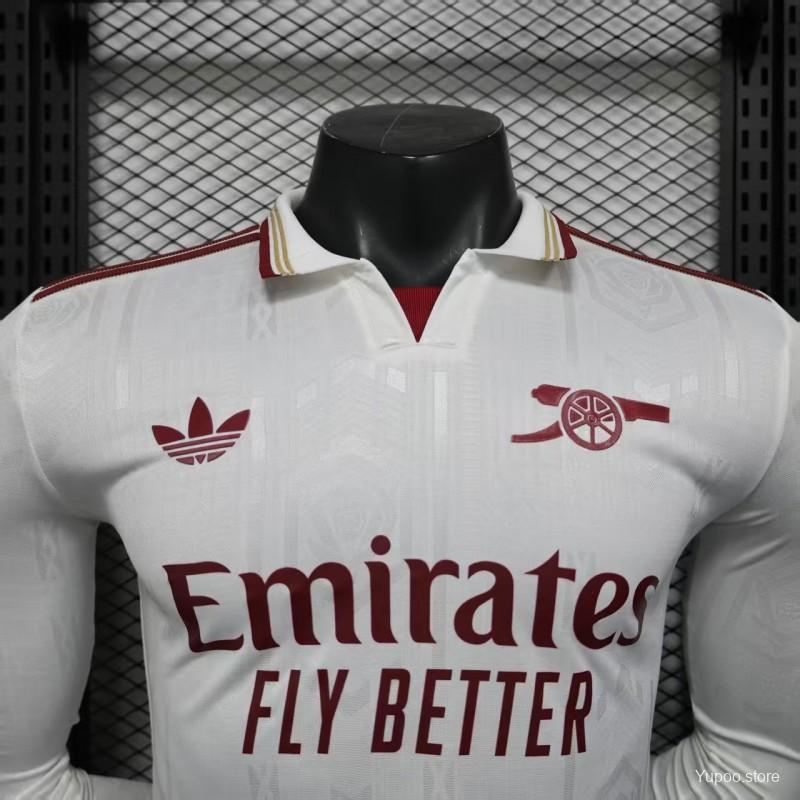 Arsenal Third Shirt Long Sleeve Players Version