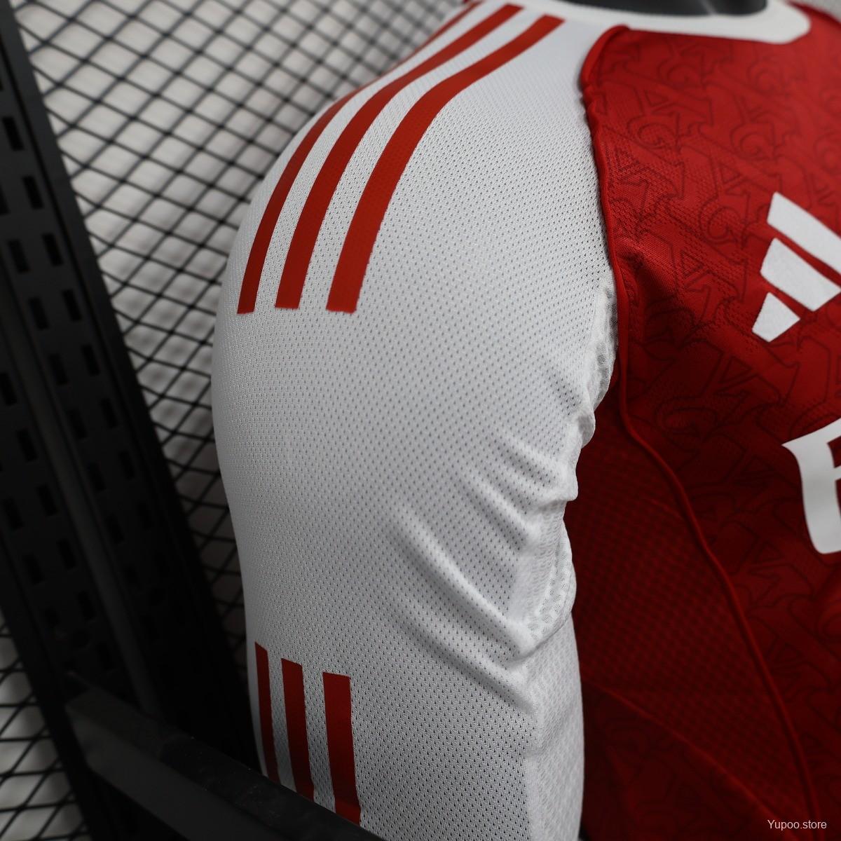 Arsenal Home Shirt 25/26 Mens Long Sleeve Player Version