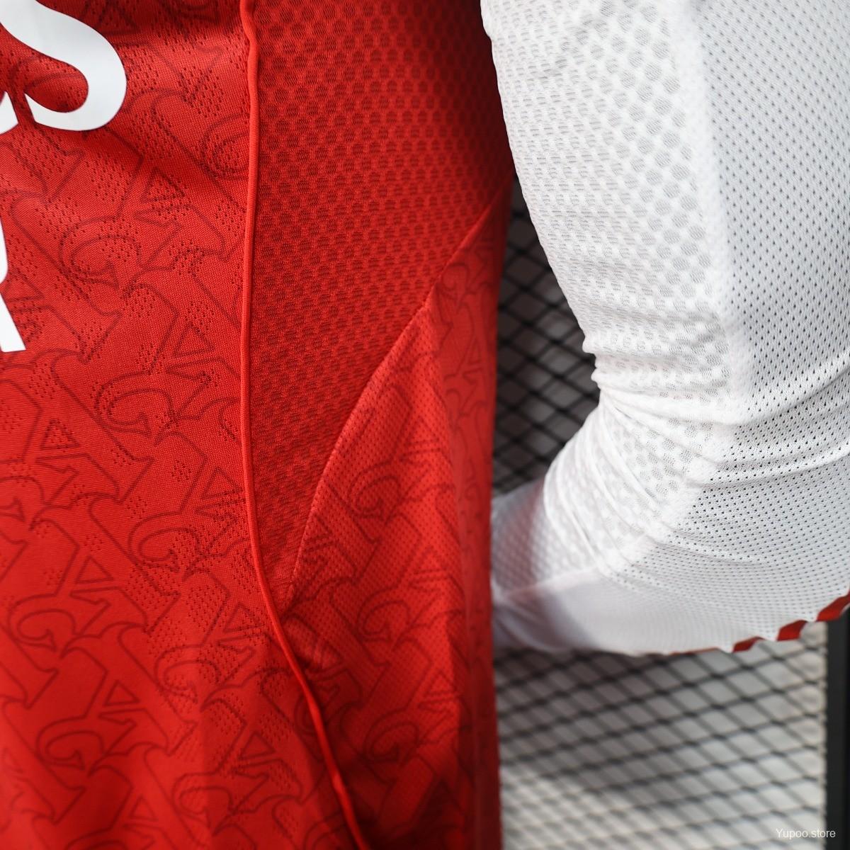 Arsenal Home Shirt 25/26 Mens Long Sleeve Player Version