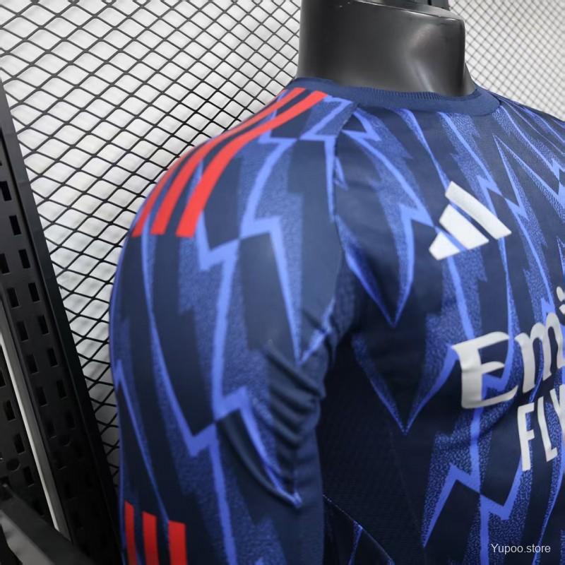 Arsenal Away Shirt 25/26  Mens Long Sleeve Player Version