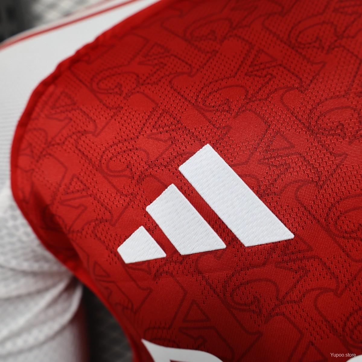 Arsenal Home Shirt 25/26 Mens Long Sleeve Player Version