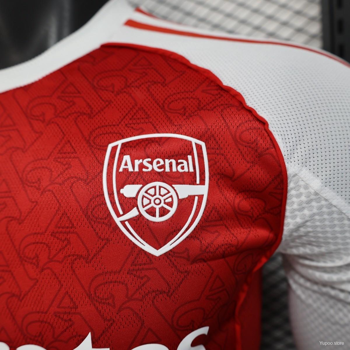 Arsenal Home Shirt 25/26 Mens Long Sleeve Player Version
