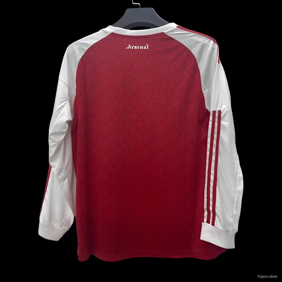 Arsenal Home Shirt Mens Long Sleeve Fans Version