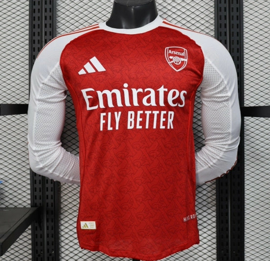 Arsenal Home Shirt 25/26 Mens Long Sleeve Player Version