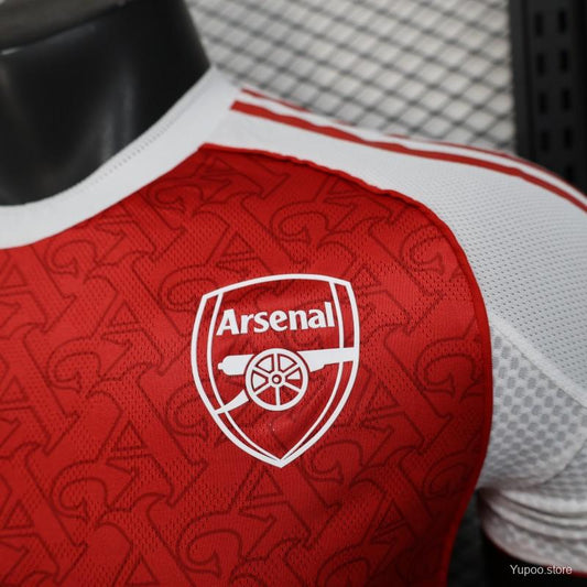 Arsenal Home Shirt 25/26 Mens Player Version Short Sleeve