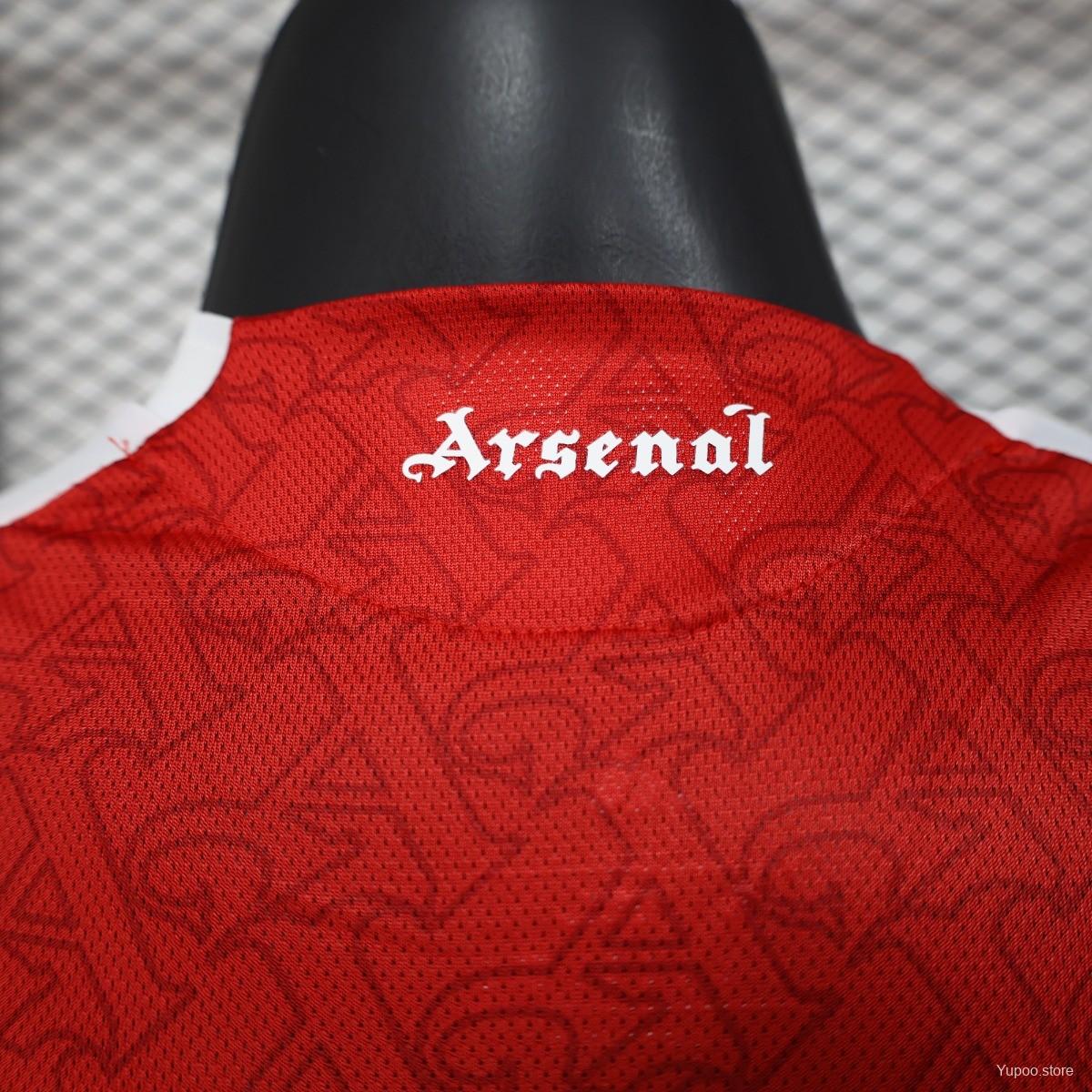 Arsenal Home Shirt 25/26 Mens Long Sleeve Player Version