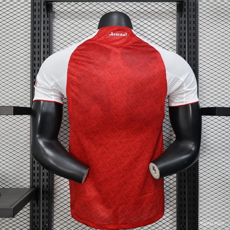 Arsenal Home Shirt 25/26 Mens Player Version Short Sleeve