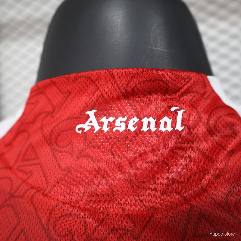 Arsenal Home Shirt 25/26 Mens Player Version Short Sleeve